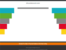 Tablet Screenshot of dicasdeexcel.com